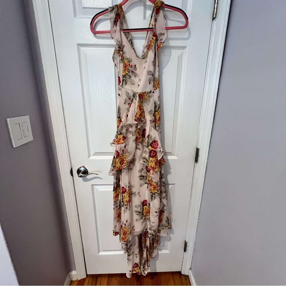 ASOS Design Ruffle High Low Dress - Picture 6 of 7
